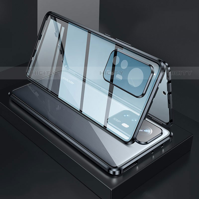Handyhülle Hülle Luxus Aluminium Metall Rahmen Spiegel 360 Grad Ganzkörper Tasche M03 für Xiaomi Mi 12S 5G