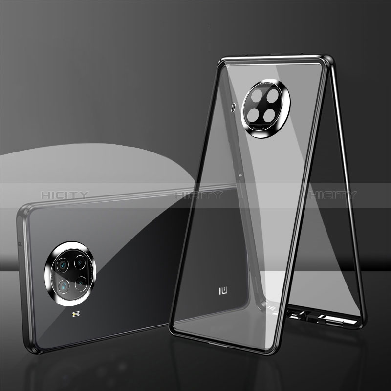 Handyhülle Hülle Luxus Aluminium Metall Rahmen Spiegel 360 Grad Ganzkörper Tasche P01 für Xiaomi Mi 10T Lite 5G