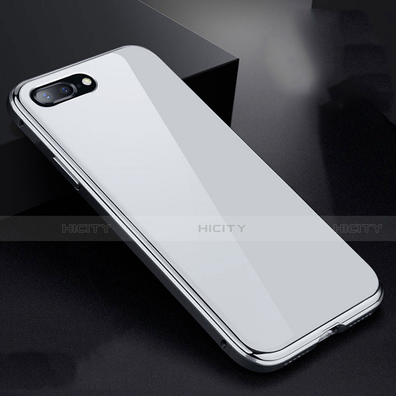 Handyhülle Hülle Luxus Aluminium Metall Rahmen Spiegel 360 Grad Tasche für Apple iPhone 8 Plus
