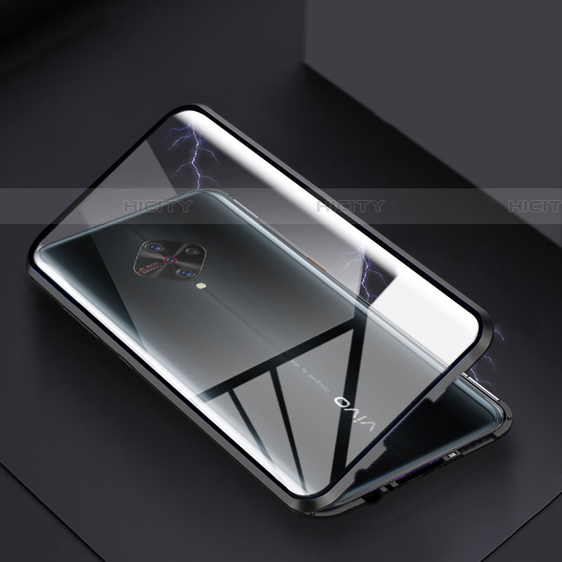 Handyhülle Hülle Luxus Aluminium Metall Rahmen Spiegel 360 Grad Tasche für Vivo S1 Pro
