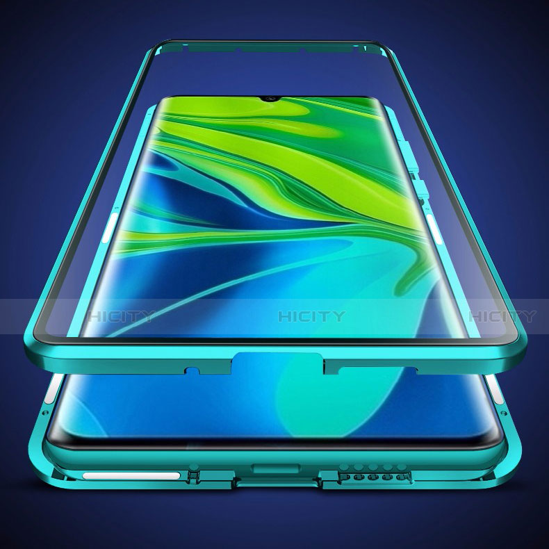 Handyhülle Hülle Luxus Aluminium Metall Rahmen Spiegel 360 Grad Tasche für Xiaomi Mi Note 10