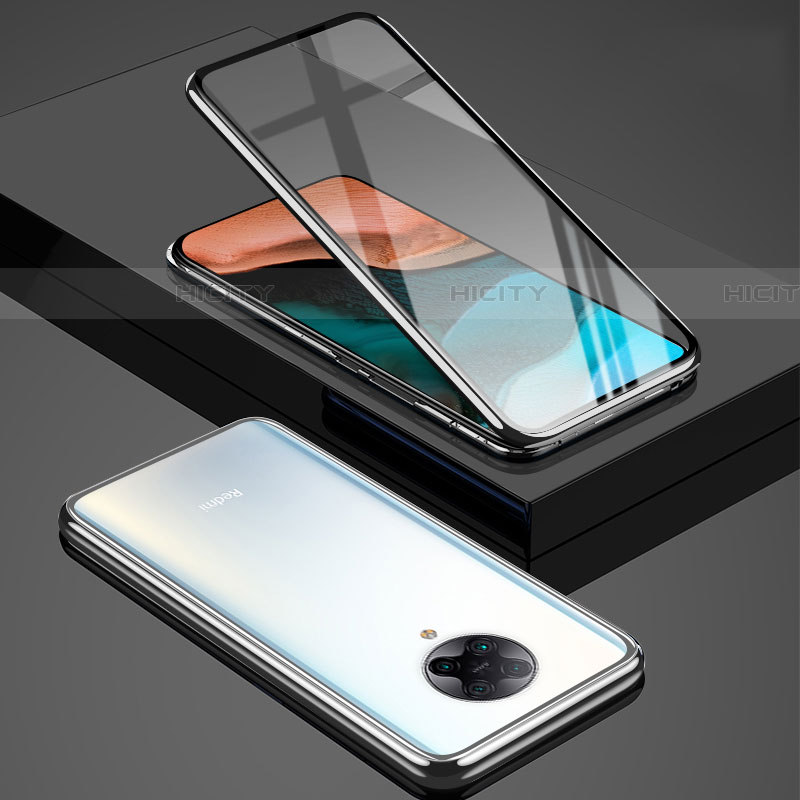 Handyhülle Hülle Luxus Aluminium Metall Rahmen Spiegel 360 Grad Tasche für Xiaomi Poco F2 Pro groß