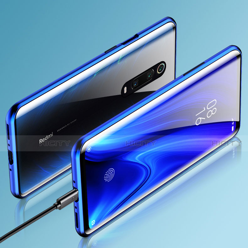 Handyhülle Hülle Luxus Aluminium Metall Rahmen Spiegel 360 Grad Tasche M01 für Xiaomi Mi 9T Pro