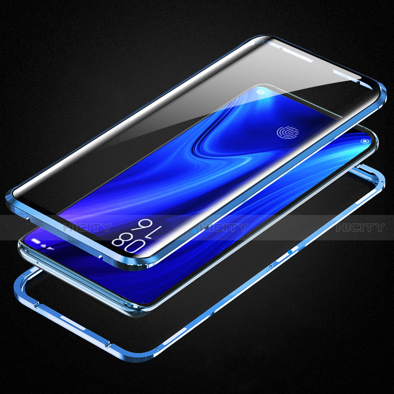 Handyhülle Hülle Luxus Aluminium Metall Rahmen Spiegel 360 Grad Tasche M01 für Xiaomi Mi 9T Pro