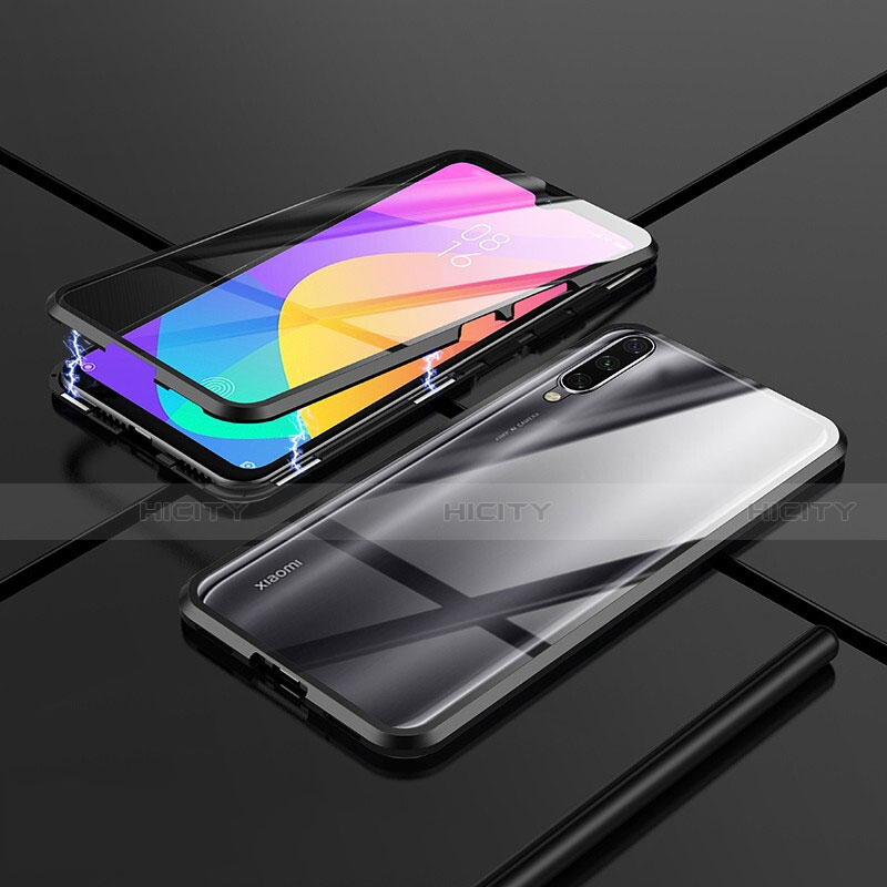 Handyhülle Hülle Luxus Aluminium Metall Rahmen Spiegel 360 Grad Tasche M01 für Xiaomi Mi A3 groß