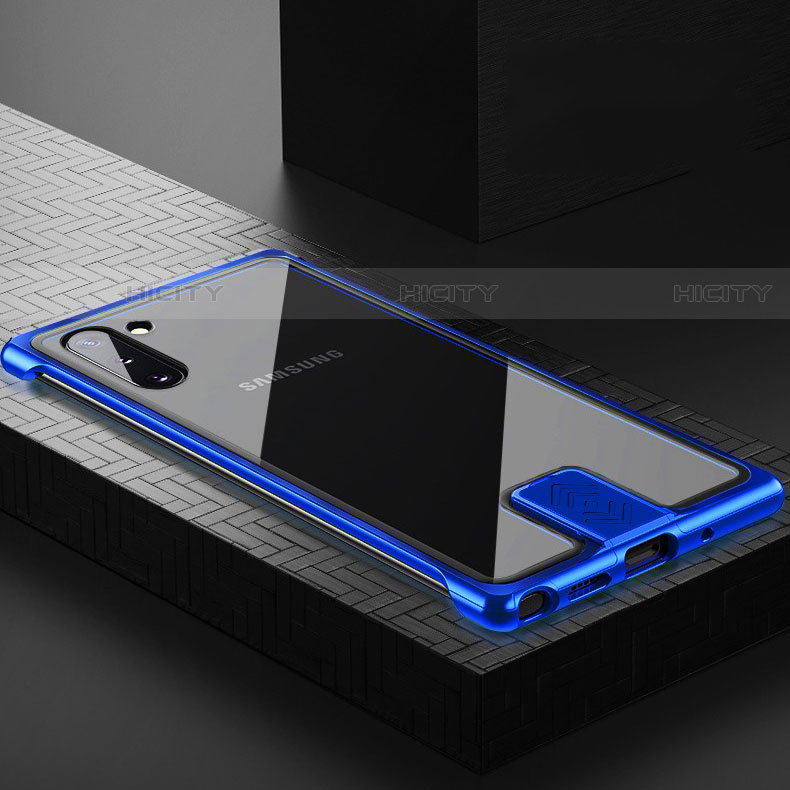 Handyhülle Hülle Luxus Aluminium Metall Rahmen Spiegel 360 Grad Tasche M05 für Samsung Galaxy Note 10 5G