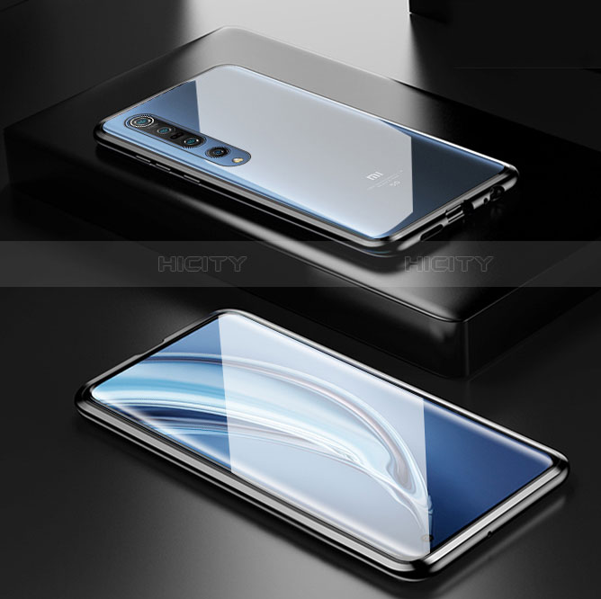 Handyhülle Hülle Luxus Aluminium Metall Rahmen Spiegel 360 Grad Tasche M05 für Xiaomi Mi 10 Pro