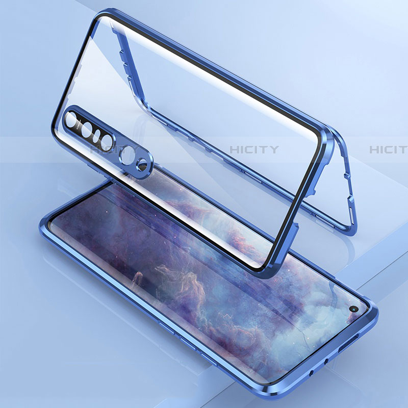 Handyhülle Hülle Luxus Aluminium Metall Rahmen Spiegel 360 Grad Tasche M06 für Xiaomi Mi 10 Pro