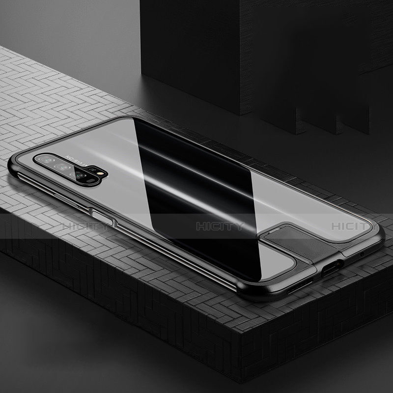 Handyhülle Hülle Luxus Aluminium Metall Rahmen Spiegel 360 Grad Tasche T06 für Huawei Honor 20 Pro groß
