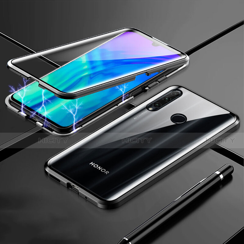 Handyhülle Hülle Luxus Aluminium Metall Rahmen Spiegel 360 Grad Tasche T07 für Huawei Honor 20 Lite groß