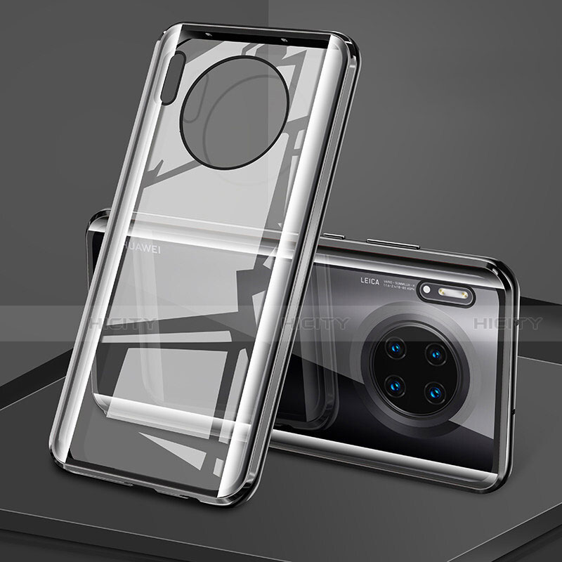 Handyhülle Hülle Luxus Aluminium Metall Rahmen Spiegel 360 Grad Tasche T08 für Huawei Mate 30 5G groß