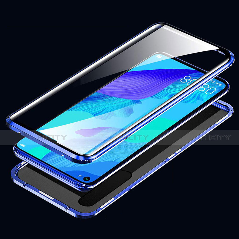 Handyhülle Hülle Luxus Aluminium Metall Rahmen Spiegel 360 Grad Tasche T11 für Huawei Honor 20S groß