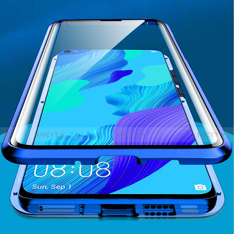 Handyhülle Hülle Luxus Aluminium Metall Rahmen Spiegel 360 Grad Tasche T11 für Huawei Honor 20S groß