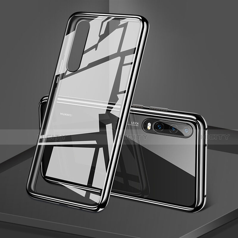 Handyhülle Hülle Luxus Aluminium Metall Rahmen Spiegel 360 Grad Tasche T12 für Huawei P30