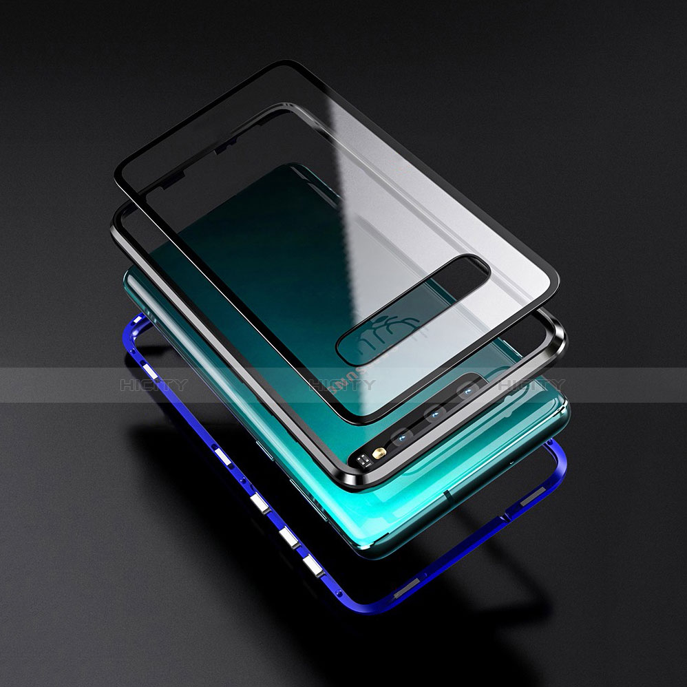 Handyhülle Hülle Luxus Aluminium Metall Rahmen Spiegel Tasche A01 für Samsung Galaxy S10 Plus groß