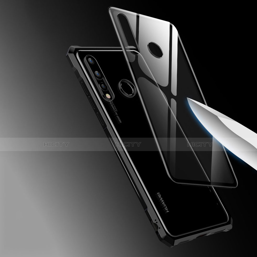 Handyhülle Hülle Luxus Aluminium Metall Rahmen Spiegel Tasche für Huawei Nova 4 groß