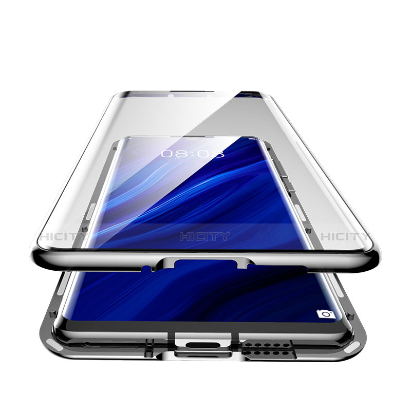 Handyhülle Hülle Luxus Aluminium Metall Rahmen Spiegel Tasche M01 für Huawei P30 Pro New Edition