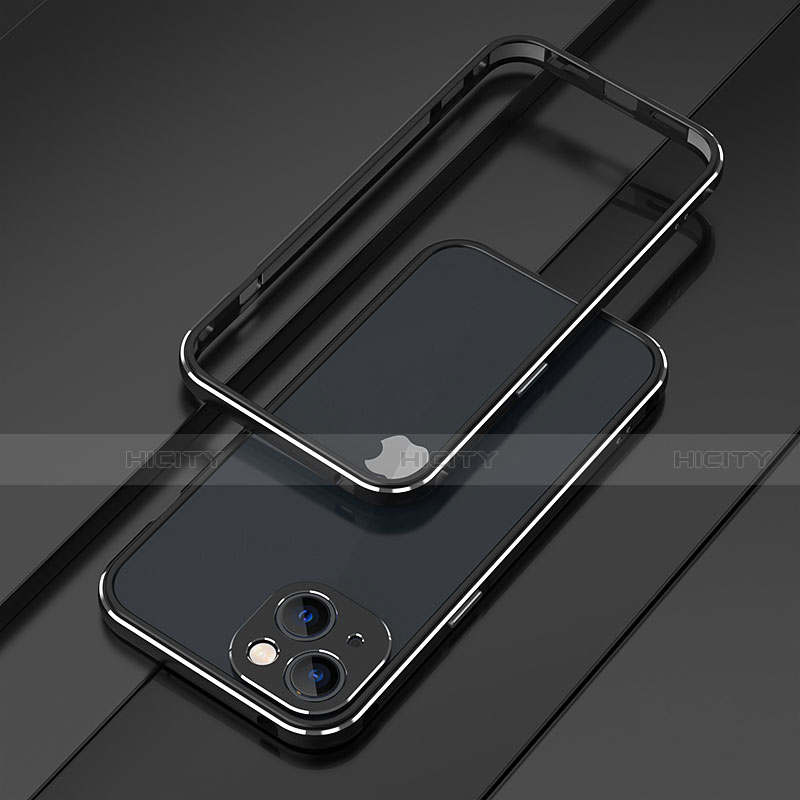 Handyhülle Hülle Luxus Aluminium Metall Rahmen Tasche A01 für Apple iPhone 13 Mini