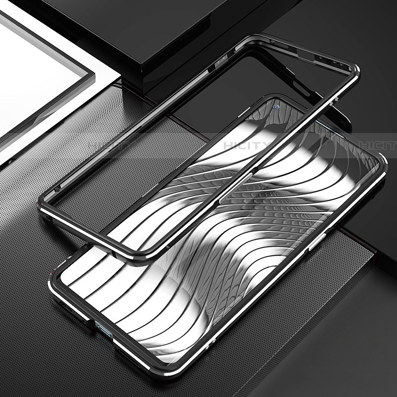 Handyhülle Hülle Luxus Aluminium Metall Rahmen Tasche A01 für Oppo Find X2 Neo