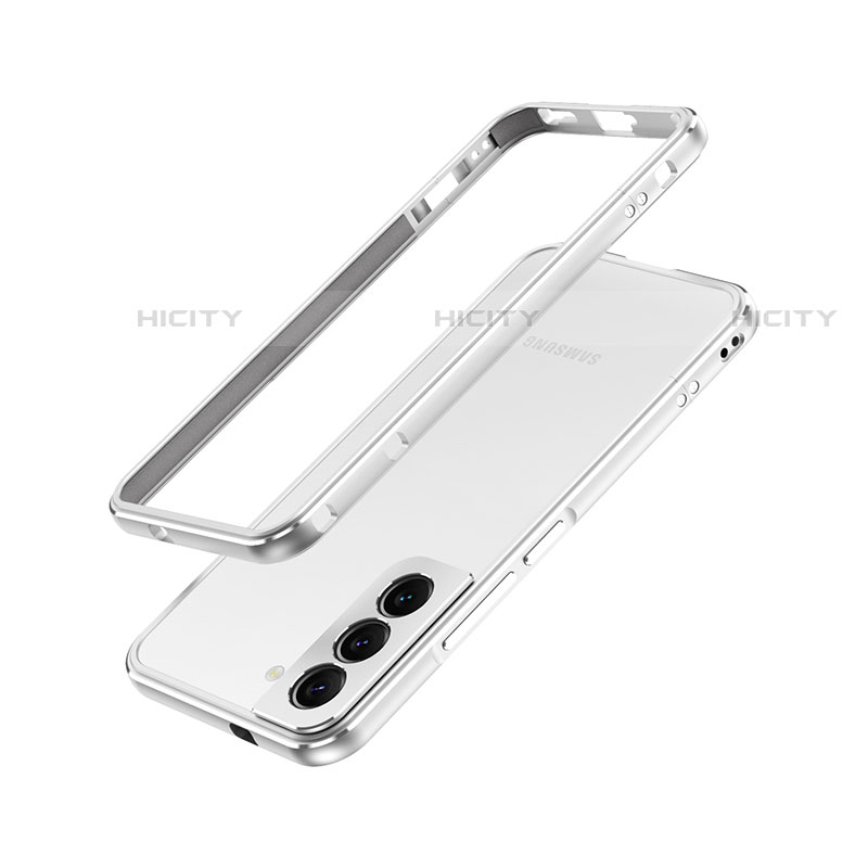 Handyhülle Hülle Luxus Aluminium Metall Rahmen Tasche A01 für Samsung Galaxy S21 5G