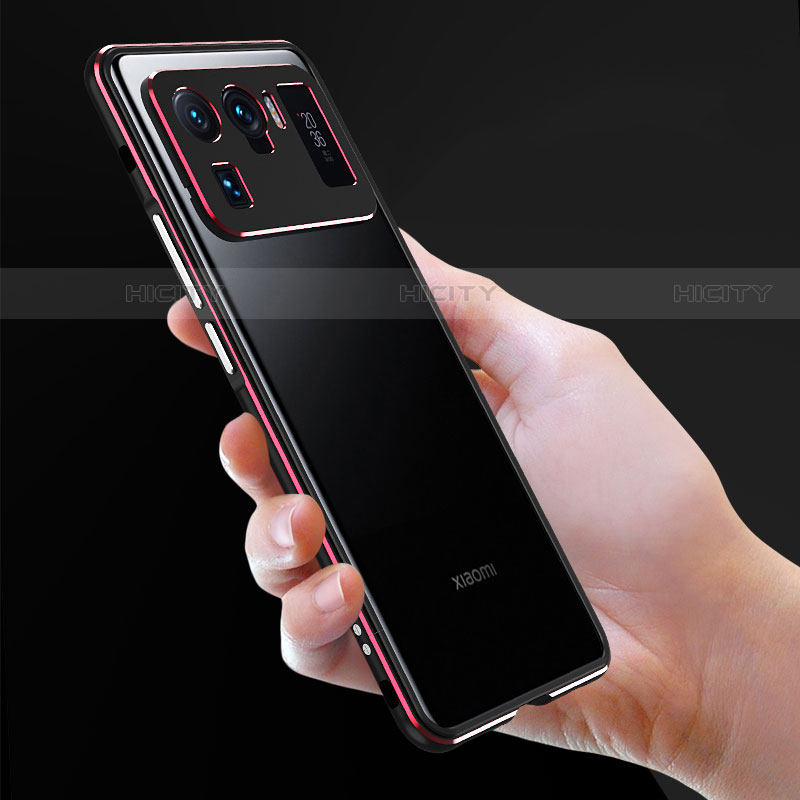 Handyhülle Hülle Luxus Aluminium Metall Rahmen Tasche A01 für Xiaomi Mi 11 Ultra 5G