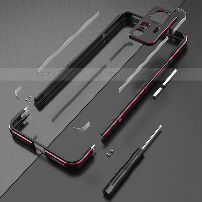 Handyhülle Hülle Luxus Aluminium Metall Rahmen Tasche A01 für Xiaomi Mi 12S 5G
