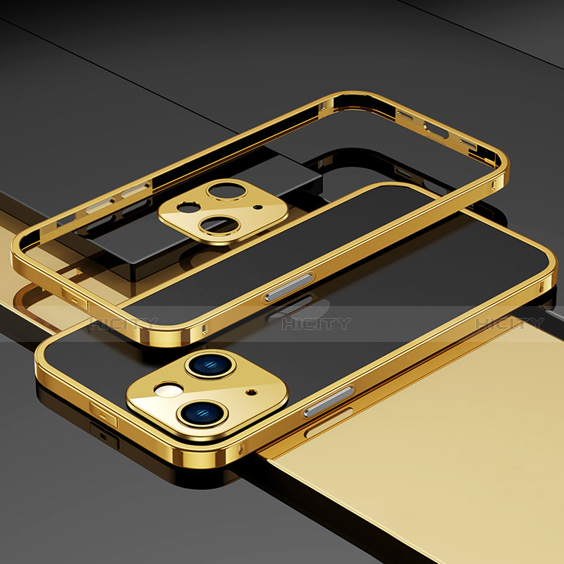 Handyhülle Hülle Luxus Aluminium Metall Rahmen Tasche A03 für Apple iPhone 14 Plus