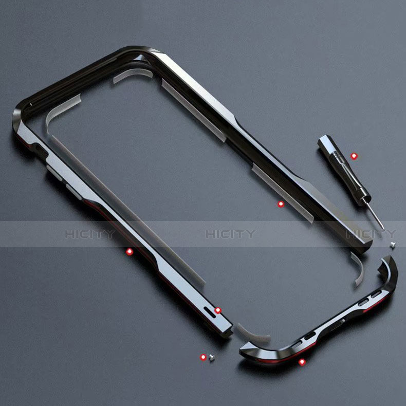 Handyhülle Hülle Luxus Aluminium Metall Rahmen Tasche für Apple iPhone 11 Pro Max