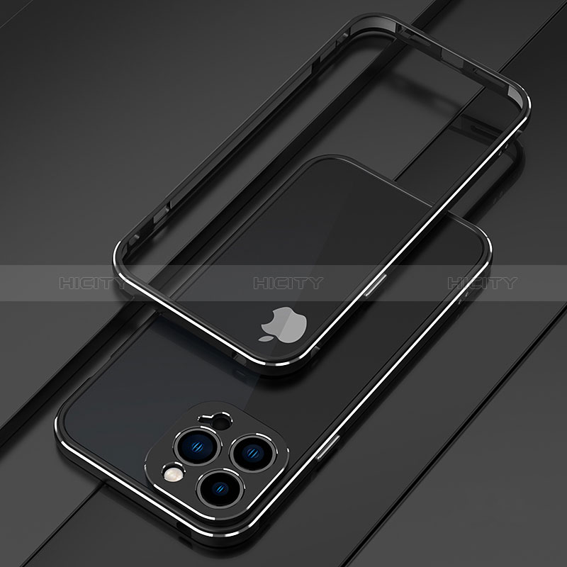 Handyhülle Hülle Luxus Aluminium Metall Rahmen Tasche für Apple iPhone 14 Pro Max