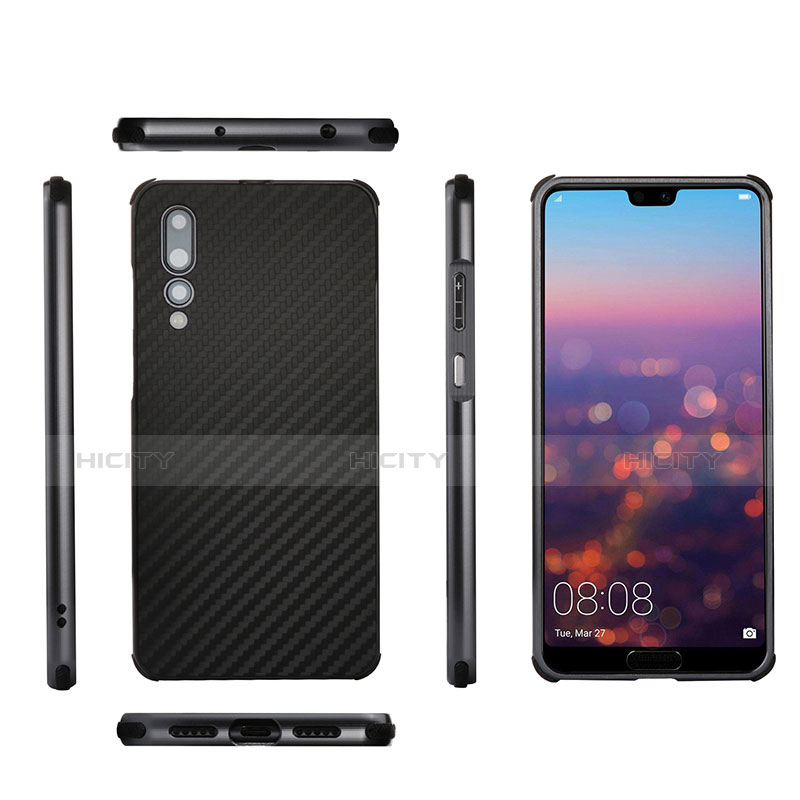 Handyhülle Hülle Luxus Aluminium Metall Rahmen Tasche für Huawei P20 Pro groß