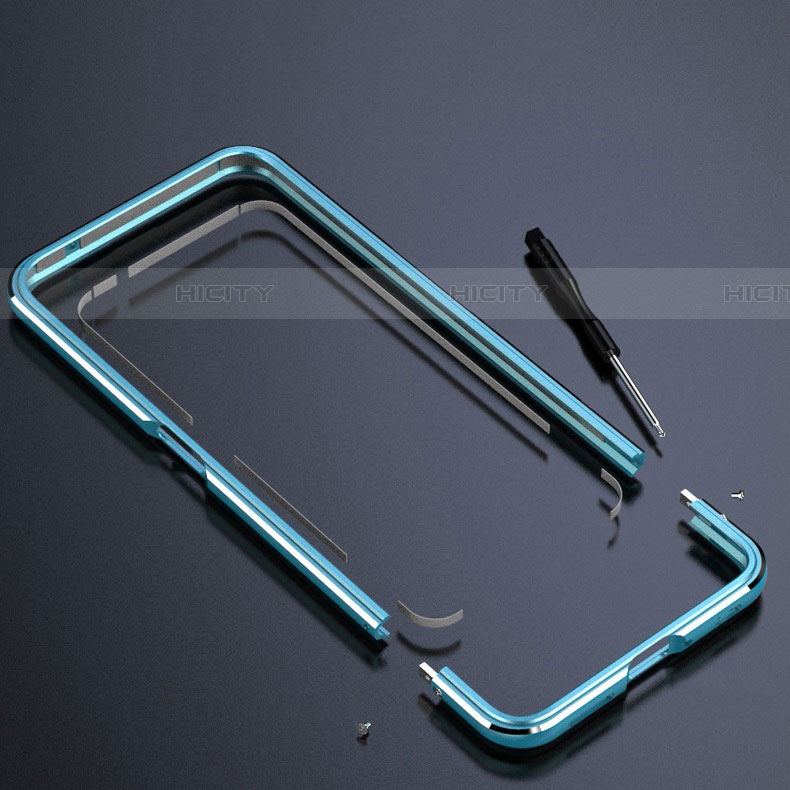 Handyhülle Hülle Luxus Aluminium Metall Rahmen Tasche für Realme X3 SuperZoom
