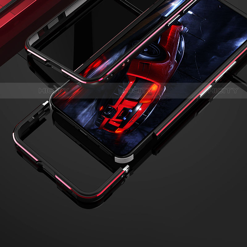 Handyhülle Hülle Luxus Aluminium Metall Rahmen Tasche für Samsung Galaxy S21 FE 5G groß