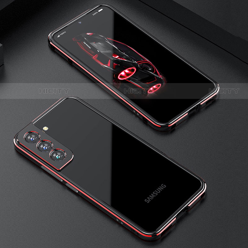 Handyhülle Hülle Luxus Aluminium Metall Rahmen Tasche für Samsung Galaxy S22 5G