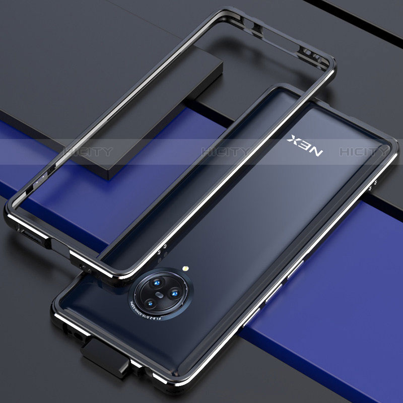 Handyhülle Hülle Luxus Aluminium Metall Rahmen Tasche für Vivo Nex 3S groß