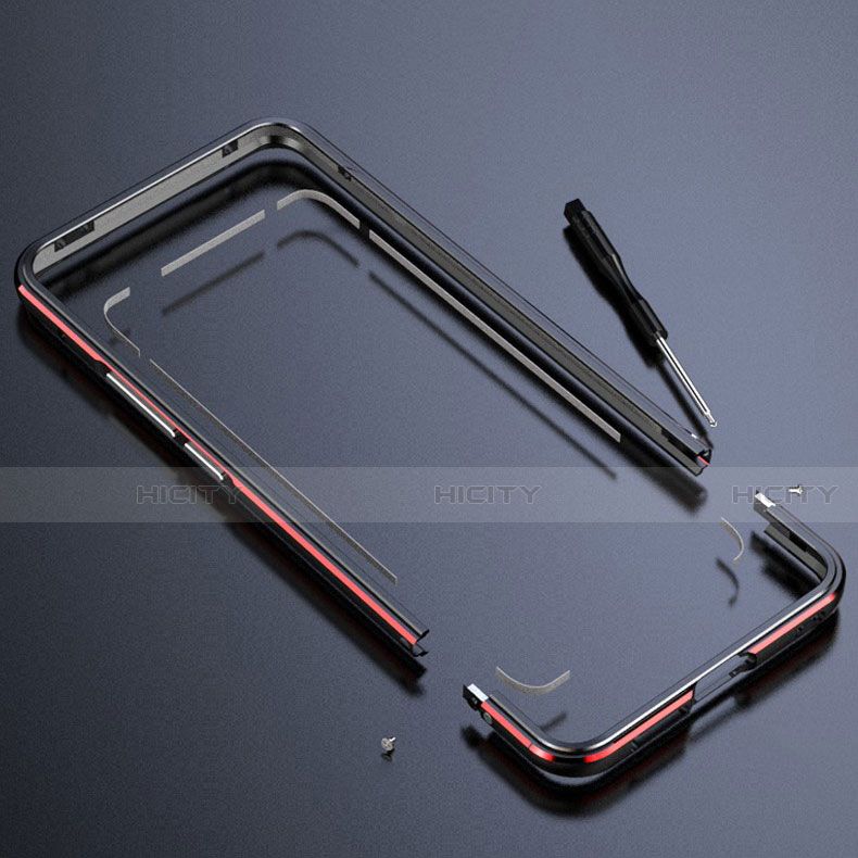 Handyhülle Hülle Luxus Aluminium Metall Rahmen Tasche für Vivo X50 5G groß