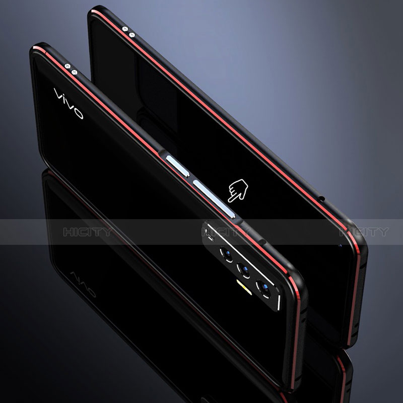 Handyhülle Hülle Luxus Aluminium Metall Rahmen Tasche für Vivo X50 5G