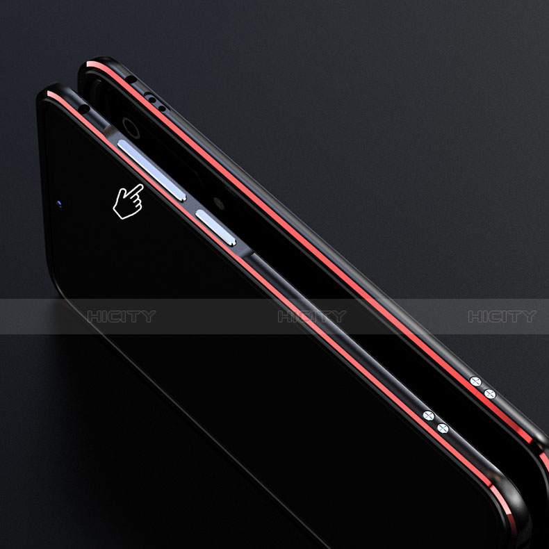 Handyhülle Hülle Luxus Aluminium Metall Rahmen Tasche für Xiaomi Mi 9 Lite groß