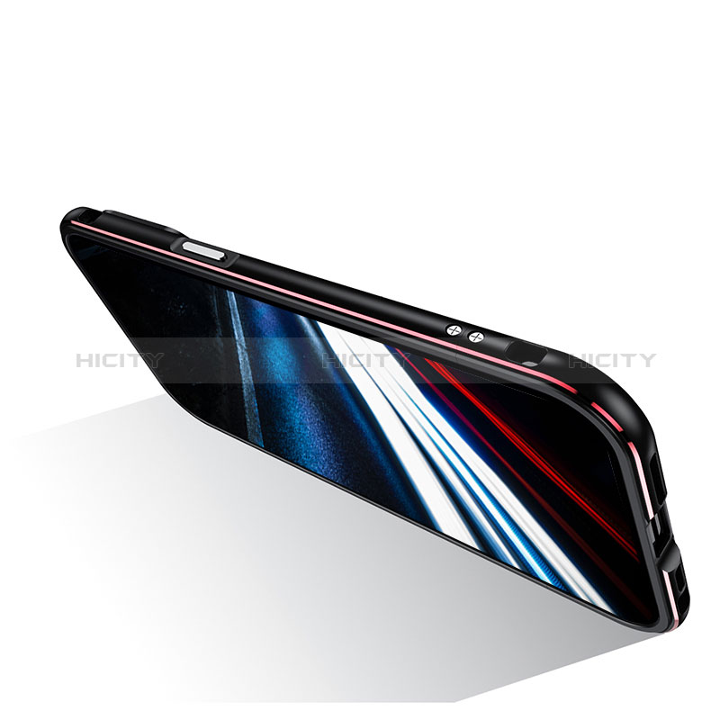 Handyhülle Hülle Luxus Aluminium Metall Rahmen Tasche JZ1 für Apple iPhone 13 Pro