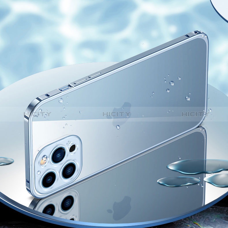 Handyhülle Hülle Luxus Aluminium Metall Rahmen Tasche LK1 für Apple iPhone 13 Pro Max