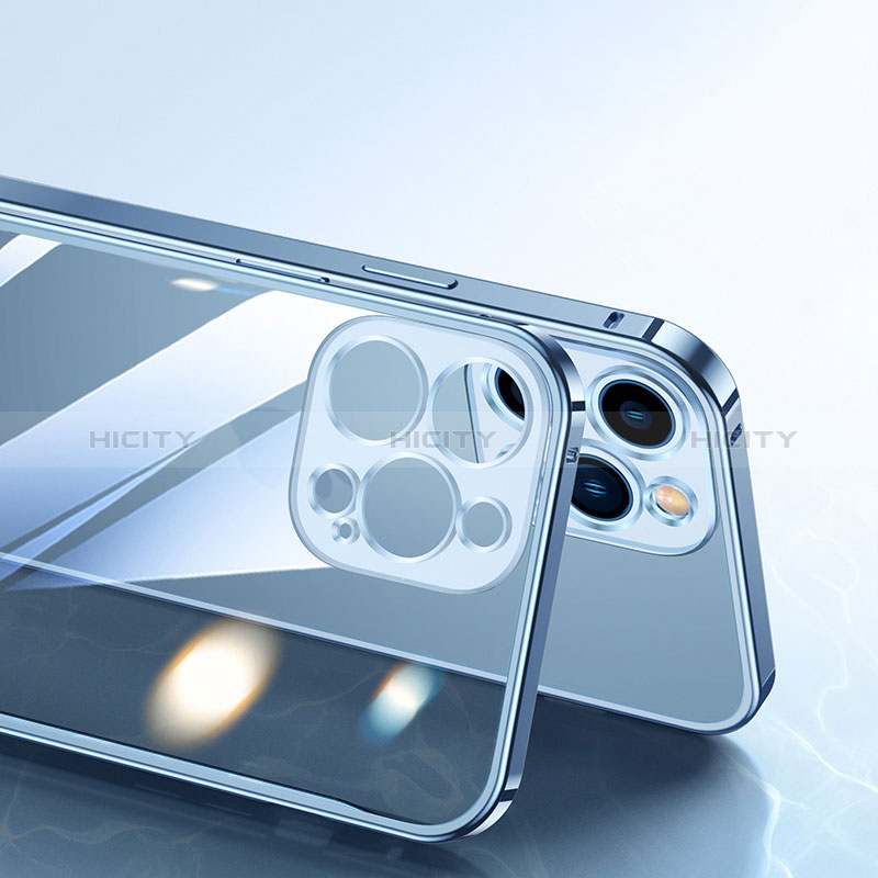 Handyhülle Hülle Luxus Aluminium Metall Rahmen Tasche LK1 für Apple iPhone 13 Pro Max