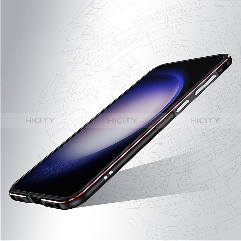 Handyhülle Hülle Luxus Aluminium Metall Rahmen Tasche LK1 für Samsung Galaxy S22 5G groß