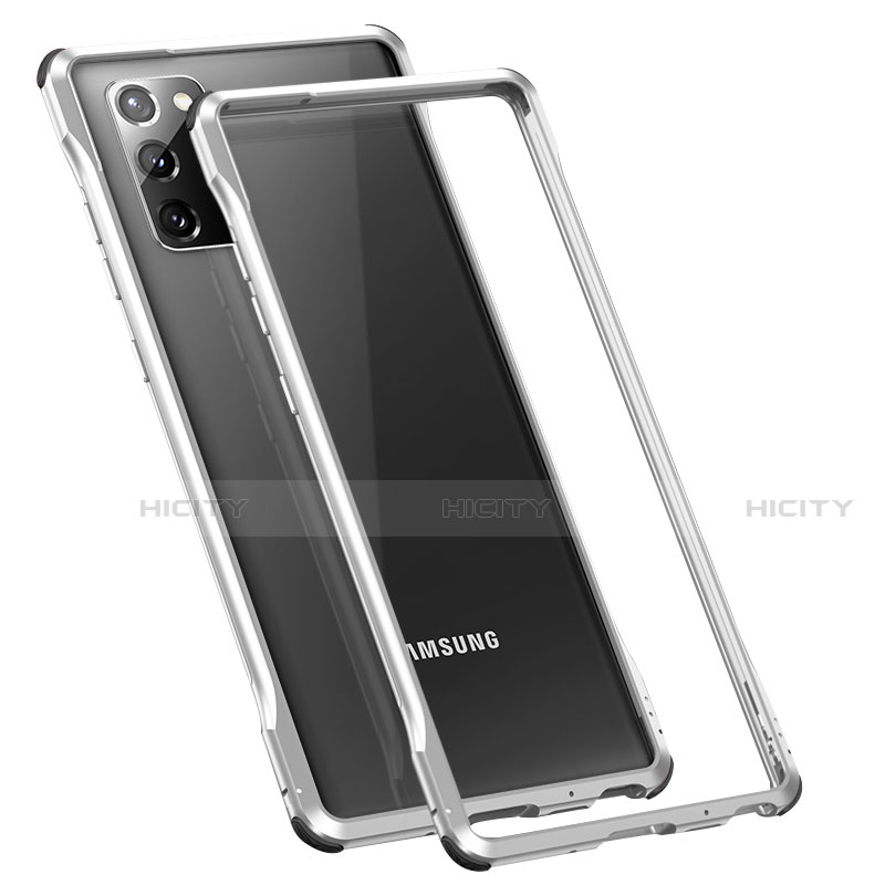 Handyhülle Hülle Luxus Aluminium Metall Rahmen Tasche N01 für Samsung Galaxy Note 20 5G groß