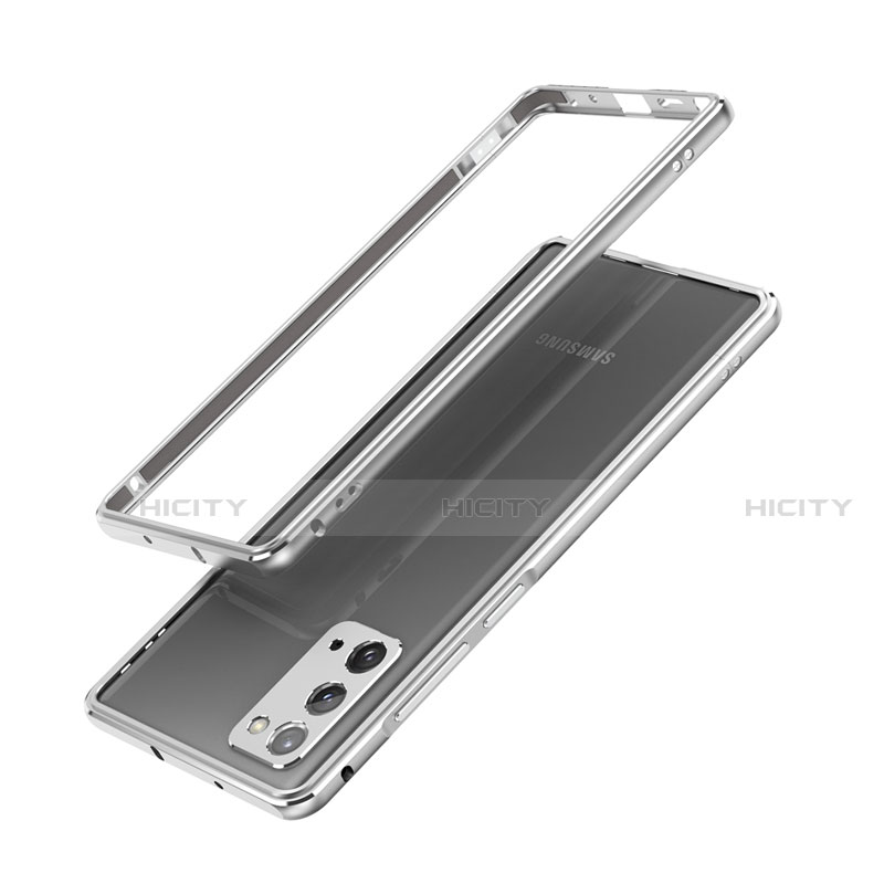 Handyhülle Hülle Luxus Aluminium Metall Rahmen Tasche N03 für Samsung Galaxy Note 20 5G