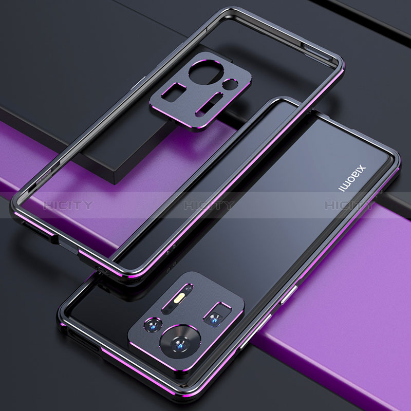 Handyhülle Hülle Luxus Aluminium Metall Rahmen Tasche S01 für Xiaomi Mi Mix 4 5G groß