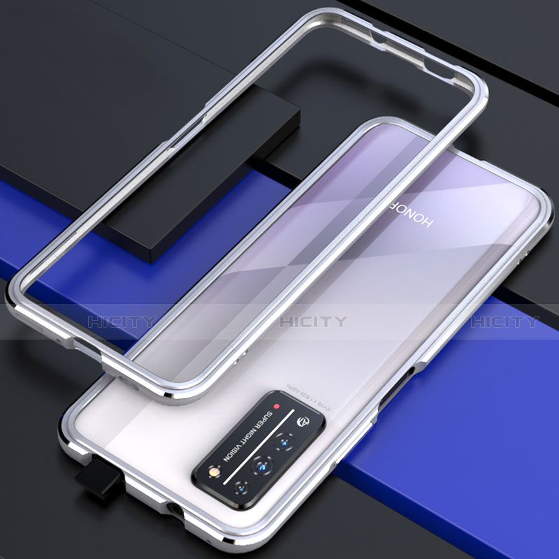 Handyhülle Hülle Luxus Aluminium Metall Rahmen Tasche T01 für Huawei Honor X10 5G groß