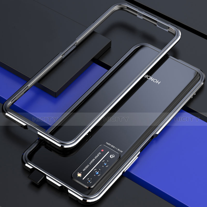 Handyhülle Hülle Luxus Aluminium Metall Rahmen Tasche T01 für Huawei Honor X10 5G groß