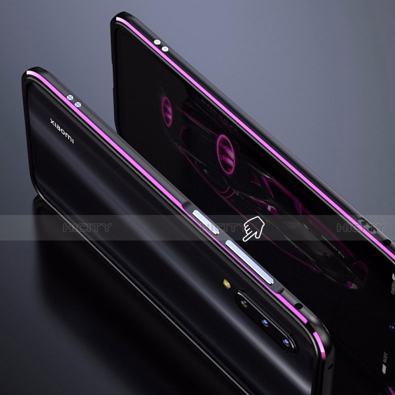 Handyhülle Hülle Luxus Aluminium Metall Rahmen Tasche T01 für Xiaomi Mi A3