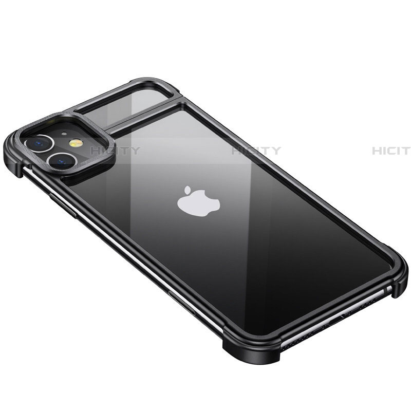 Handyhülle Hülle Luxus Aluminium Metall Rahmen Tasche T02 für Apple iPhone 11