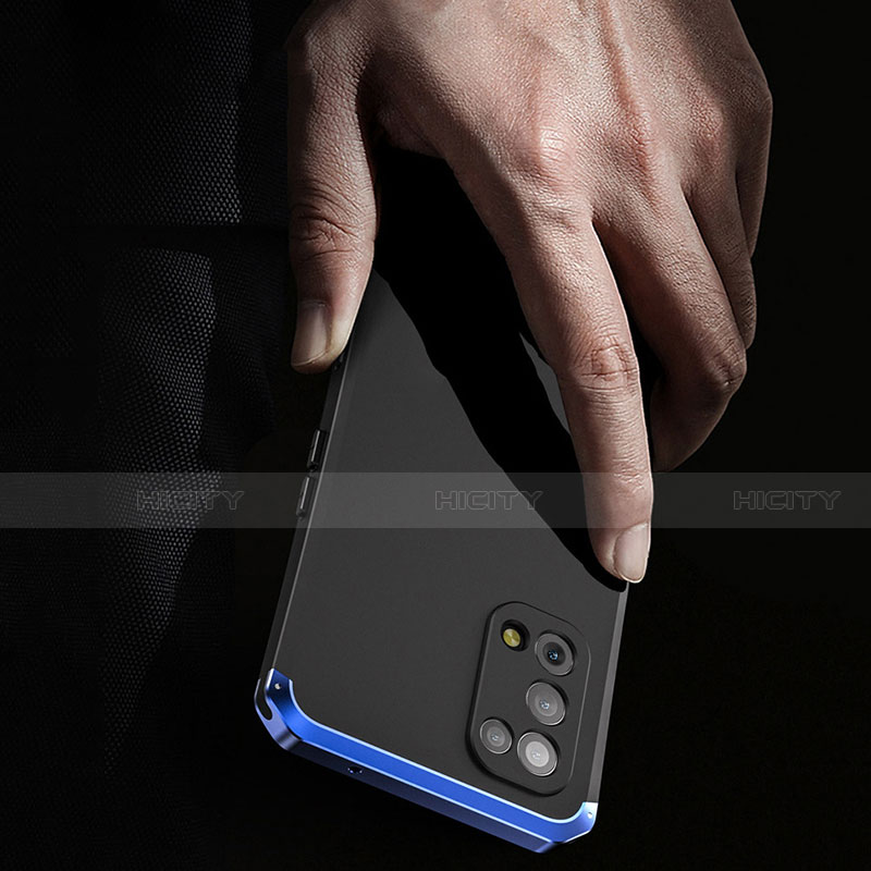 Handyhülle Hülle Luxus Aluminium Metall Tasche 360 Grad Ganzkörper für Oppo Find X3 Lite 5G