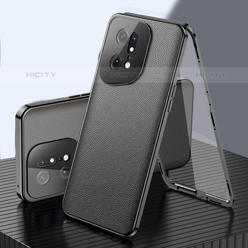 Handyhülle Hülle Luxus Aluminium Metall Tasche 360 Grad Ganzkörper für Oppo Find X5 Pro 5G